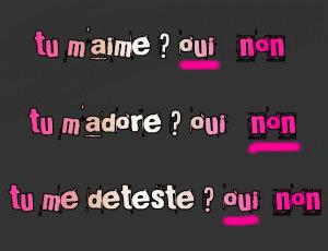 répond franchement !!